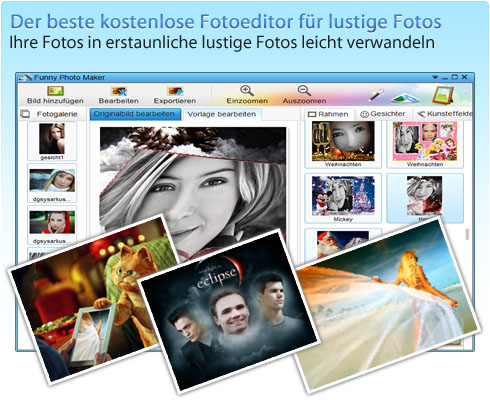 Funny Photo Maker Lustige Fotos Mit Fotorahmen Und Effekten Kostenlos Bearbeiten