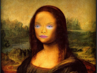 mona lisa face fun